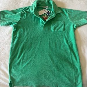Mens or Womens Terry cloth polo.  Size L NWT